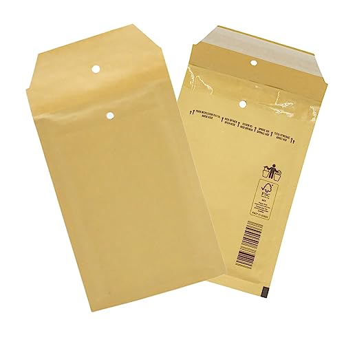 10 Stück Luftpolsterumschläge in braun - 1/A - (120 x 175) - Luftpolstertaschen/Versandtaschen - elb-verpackungen von elb-verpackungen