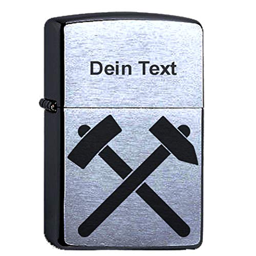 elbedruck Bergbau Zunftsymbol Lasergravur Compatible with Zippo, mit Gravur, Personalisieren Dein Name Zunft, personalisiert, Zunftsymbol Zunftwappen Kohle Bergwerk Kumpel elbedruck Bergbau Zunftsymbol Lasergravur Compatible with Zippo, mit Gravur, Personalisieren Dein Name Zunft, personalisiert, Zunftsymbol Zunftwappen Kohle Bergwerk Kumpel von elbedruck