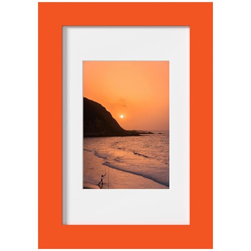 eletecpro Bilderrahmen 10,2 x 15,2 cm, mattiert für 8,9 x 12,7 cm große Fotos oder 10,2 x 15,2 cm, ohne Matte auf dem Tisch, bunter Bilderrahmen aus Holz und Acryl für horizontale oder vertikale eletecpro Bilderrahmen 10,2 x 15,2 cm, mattiert für 8,9 x 12,7 cm große Fotos oder 10,2 x 15,2 cm, ohne Matte auf dem Tisch, bunter Bilderrahmen aus Holz und Acryl für horizontale oder vertikale von eletecpro