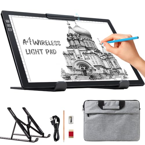 elice leuchtplatte din a4 mit Tasche/Ständer,Wiederaufladbares leuchttisch A4,Tragbares 6 Helligkeitsstufen & Stufenloses Dimmen zeichenplatte,light pad für Diamond Painting,Zeichnen,Skizzieren,Tattoo elice leuchtplatte din a4 mit Tasche/Ständer,Wiederaufladbares leuchttisch A4,Tragbares 6 Helligkeitsstufen & Stufenloses Dimmen zeichenplatte,light pad für Diamond Painting,Zeichnen,Skizzieren,Tattoo von elice