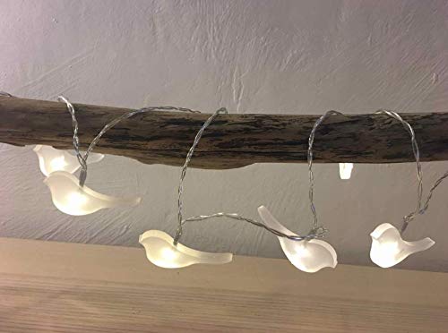 Girlande 210 cm, 15 Lichtervögel Acryl von ëlopop