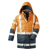 elysee® Herren Warnjacke WALLACE orange, marine Größe 2XL von elysee®