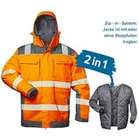 elysee® unisex Warnjacke Winter NIKLAS orange, grau Größe 4XL von elysee®