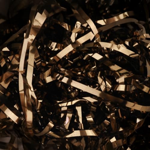Emartbuy 100 Gramm metallisches geschreddertes Papier, ideal für Geschenkdekoration, Geschenkkorbfüllung und Geschenkverpackung, Kupfer von emartbuy