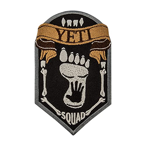 Aufnäher zum Aufbügeln, Motiv: Yeti Squad Bigfoot – Sasquatch Cryptozoology Paranormal Monster – bestickt, Größe: 7,6 x 12,2 cm Aufnäher zum Aufbügeln, Motiv: Yeti Squad Bigfoot – Sasquatch Cryptozoology Paranormal Monster – bestickt, Größe: 7,6 x 12,2 cm von embroverse