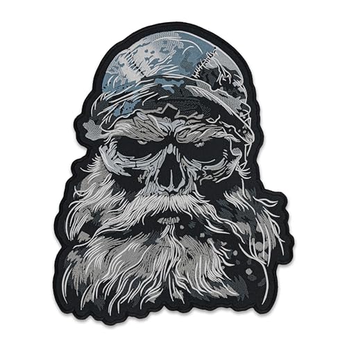 EMBROVERSE Brutal Piratenschädel bestickter Rückenaufnäher – großer Aufnäher zum Aufbügeln für dunkle Kunst, Kleidung, Totenkopf und Bart, Jacken-Zubehör, 37,1 x 45,7 cm EMBROVERSE Brutal Piratenschädel bestickter Rückenaufnäher – großer Aufnäher zum Aufbügeln für dunkle Kunst, Kleidung, Totenkopf und Bart, Jacken-Zubehör, 37,1 x 45,7 cm von embroverse