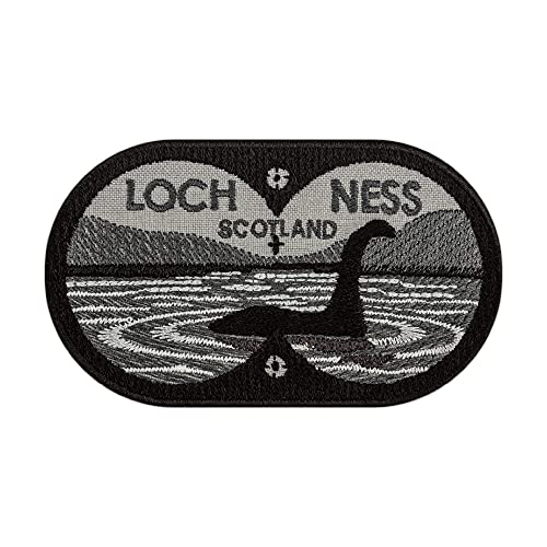 EMBROVERSE Stickerei-Aufnäher Loch Ness – Nessie, Loch Ness Monster, Schottland Travel Patch – bestickt zum Aufbügeln – Größe: 9,9 x 5,6 cm EMBROVERSE Stickerei-Aufnäher Loch Ness – Nessie, Loch Ness Monster, Schottland Travel Patch – bestickt zum Aufbügeln – Größe: 9,9 x 5,6 cm von embroverse