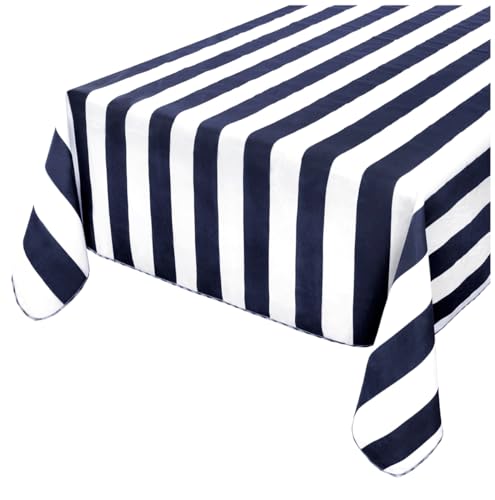 emmevi Tischdecke für den Garten, Baumwolle, gestreift, verschiedene Größen cm 135x180 blau emmevi Tischdecke für den Garten, Baumwolle, gestreift, verschiedene Größen cm 135x180 blau von emmevi
