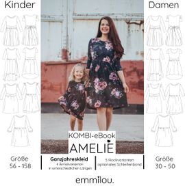 Kombi eBook Ganzjahreskleid "Amelie" von emmilou.