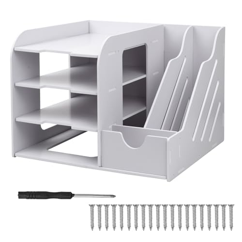 emperoch Schreibtisch Organizer für Office Aktenordner Briefablagen & Stapelsysteme Dokumentenablage für Stehsammler A4 Ordnungssystem Büro Schreibtisch Ablagefächer Weiß emperoch Schreibtisch Organizer für Office Aktenordner Briefablagen & Stapelsysteme Dokumentenablage für Stehsammler A4 Ordnungssystem Büro Schreibtisch Ablagefächer Weiß von emperoch