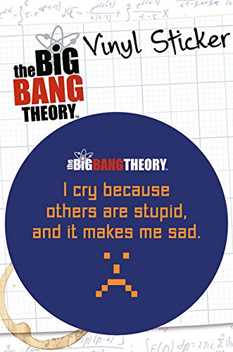 empireposter Big Bang Theory, The - Stupid - Sticker Aufkleber - Größe Ø9 cm von empireposter