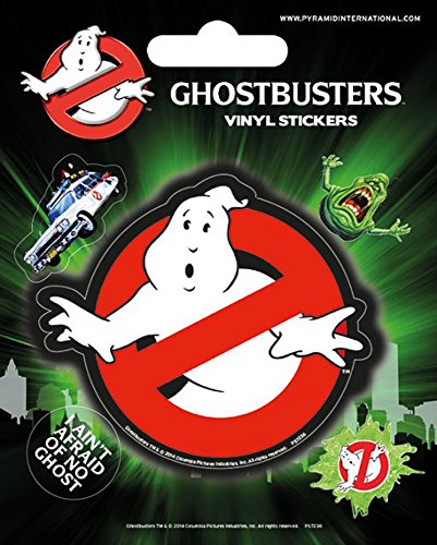 empireposter Ghostbusters Logo Stickerset Set mit 5 Sticker Aufkleber 10x12,5 cm von empireposter