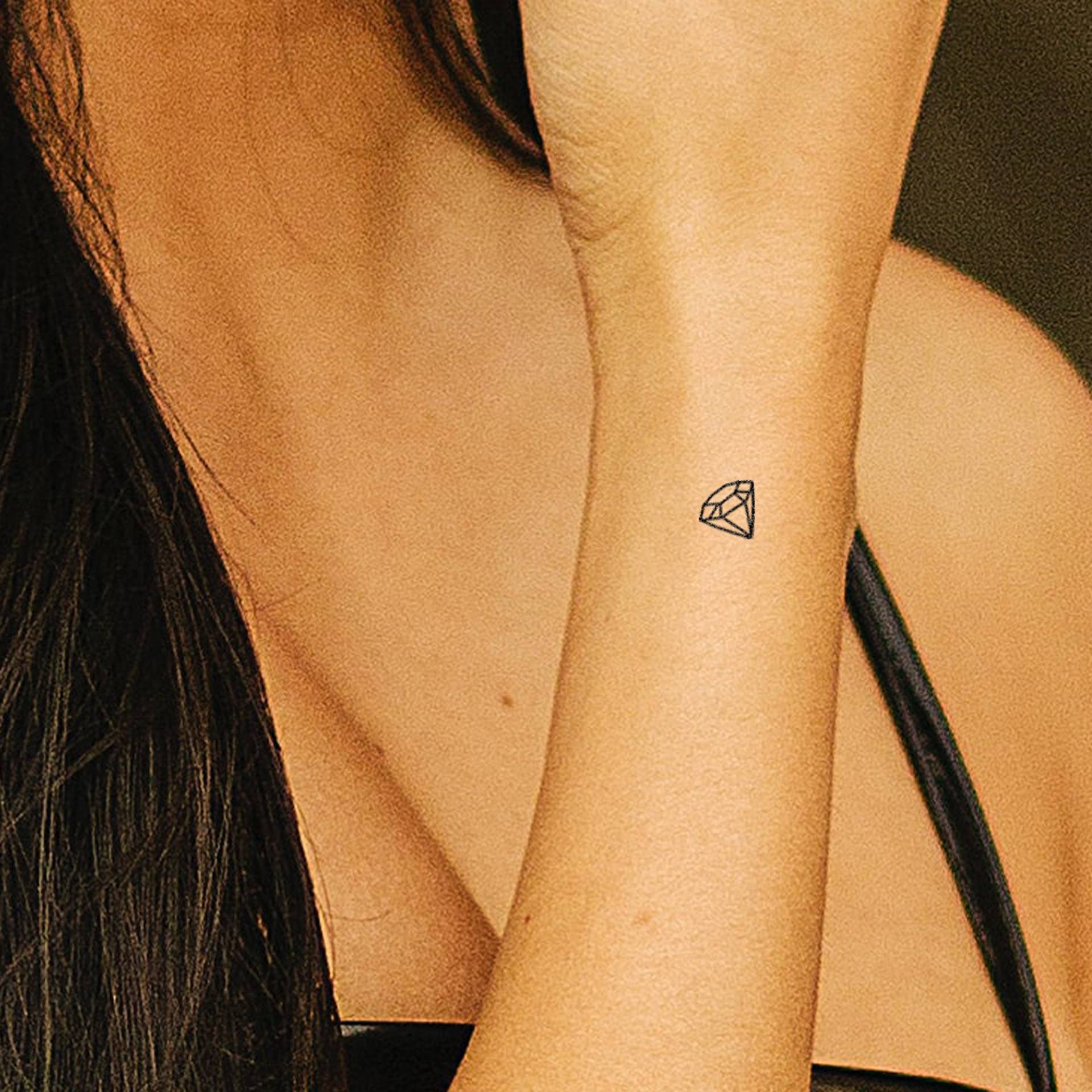 Kleines Temporäres Diamant-Tattoo | Set Mit 6 Tattoos von encredelicate