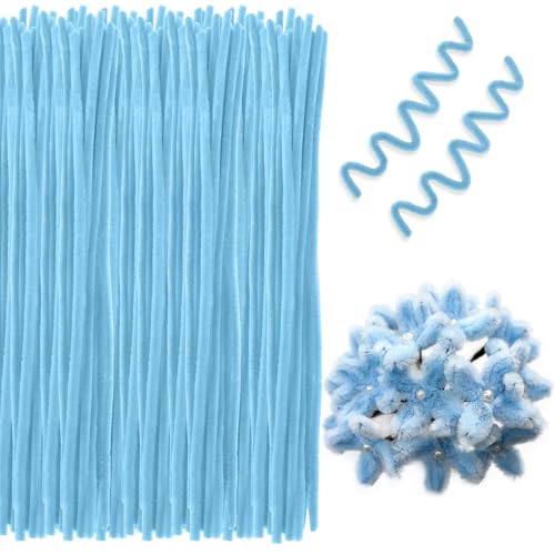 Pfeifenputzer Zum Basteln,Pfeifenreiniger Zum Basteln,Pfeifenreiniger,Chenilledraht,Pfeifenputzer,200 Stück,Hellblau Pfeifenputzer Zum Basteln,Pfeifenreiniger Zum Basteln,Pfeifenreiniger,Chenilledraht,Pfeifenputzer,200 Stück,Hellblau von enithElite