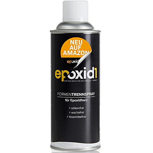 epoxid1® Epoxidharz Trennmittel Spray | Trennspray für Epoxidharz & andere Kunstharze | Made in Germany | ideale Trenn-und Gleitwirkung | Epoxidharz Zubehör von epoxid1