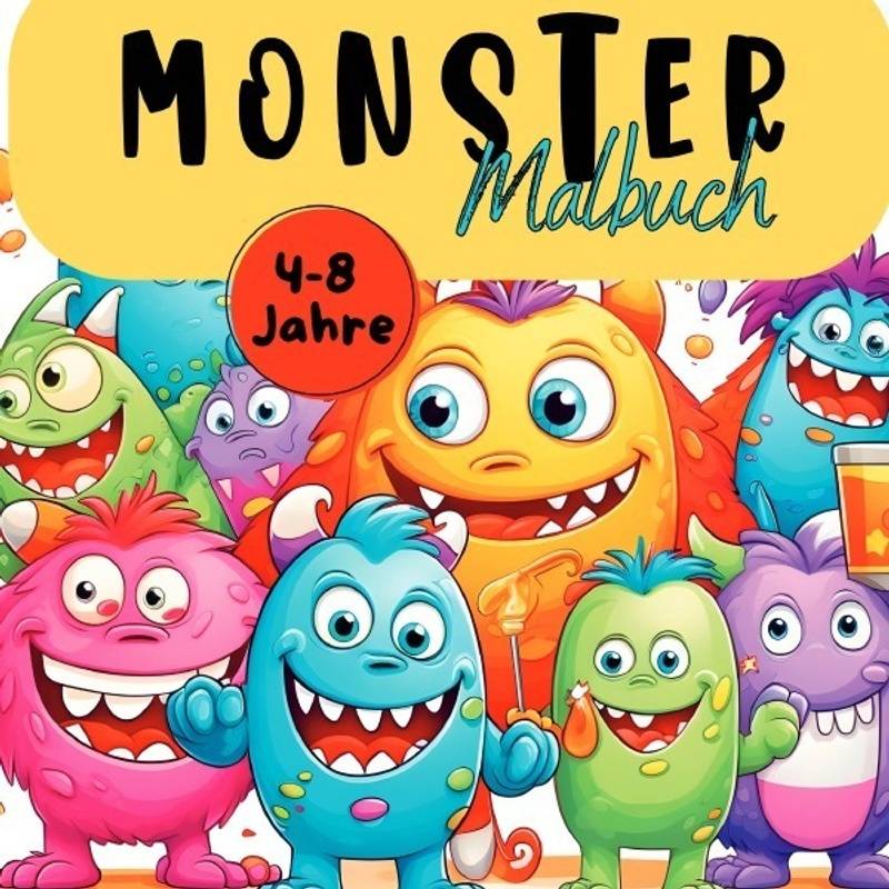 Monster Malbuch - Lucy´s Tier Malbücher, Kartoniert (TB) von epubli