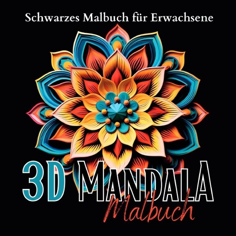 Schwarzes "Mandala Malbuch Für Erwachsene". - Lucy´s Schwarze Malbücher, Kartoniert (TB) von epubli