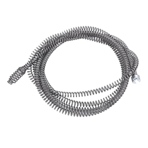 9.8/16.4 Fuß Abfluss Schlange Clog -Entferner mit Bohranschluss Auger Kabelrinne Reinigung Feder Flexible Klempnerschlangenrohr für Haushalt Küche Badezimmer (3 Meters / 9.84ft) von equlup