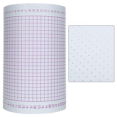Stitch Punch Card, 100pcs Roll Universal Red Punch Cards 24 Stiche Strickmaschinen -Teile Zubehör für KH821 KH831 KH851 KH868 KH860 KH871 KH881 KH891 von equlup