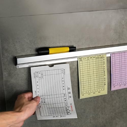 Tickethalter für Restaurant-Quittungshalter, 50,8 cm Aluminium-Schiebe-Check-Rack, Bestell-Quittungsschiene, Display, Notizpapierhalter, Küche, Büro, Kneipen, Bars, Cafés Tickethalter für Restaurant-Quittungshalter, 50,8 cm Aluminium-Schiebe-Check-Rack, Bestell-Quittungsschiene, Display, Notizpapierhalter, Küche, Büro, Kneipen, Bars, Cafés von equlup
