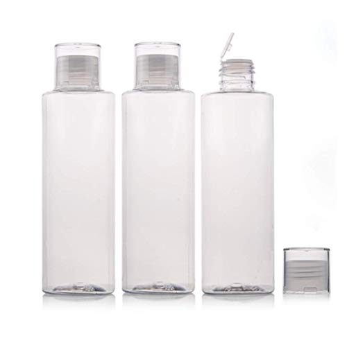 ericotry 3 leere nachfüllbare Flip-Cap-Flaschen Kosmetik-Aufbewahrungsbehälter Toner Lotionspender Jas für Make-up Wasser ätherisches Öl Shampoo Duschgel (250 ml) von ericotry
