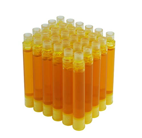 Hongdian Füllfederhalter Tintenpatronen Gelb Farbe, 30 Stück Tinte Nachfüllpatronen, 3,4 mm Bohrung Durchmesser von erofa