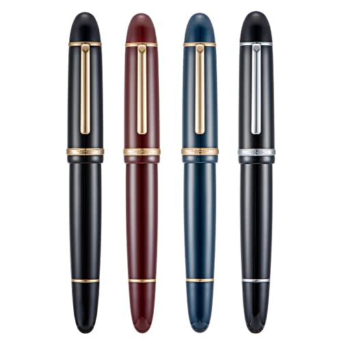 Jinhao X159 Acryl-Füllfederhalter-Set, Größe 8, extra feine Spitze, klassisches Design, glattes Schreibstift mit Tintenkonverter Jinhao X159 Acryl-Füllfederhalter-Set, Größe 8, extra feine Spitze, klassisches Design, glattes Schreibstift mit Tintenkonverter von erofa