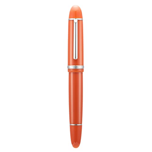 erofa X159 Feine Feder Füllfederhalter Orange mit Silber Clip Acryl Große Größe Schreibstift Orange Silber Trim erofa X159 Feine Feder Füllfederhalter Orange mit Silber Clip Acryl Große Größe Schreibstift Orange Silber Trim von erofa