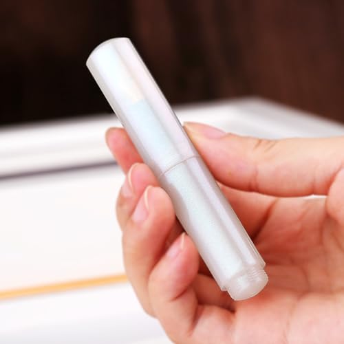 erofa Majohn Wancai Mini Eyedropper Füllfederhalter, feine Feder, perlweißes Harz, Taschenformat, kurzer Stift von erofa