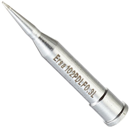 ERSA i-Tip ERSADUR Dauerlötspitze verlängert gerade bleistiftspitz 0,3 mm Durchmesser mit ERSADUR-LF Beschichtung 0102PDLF03L von ersa