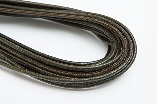 Esnado Weiche Lederschnur Gesäumt 2,5 mm. Farbe: Olive - 1 Meter – für Lederschmuck - Farbe/Länge: wählbar Esnado Weiche Lederschnur Gesäumt 2,5 mm. Farbe: Olive - 1 Meter – für Lederschmuck - Farbe/Länge: wählbar von esnado