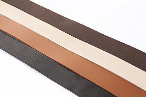 Lederband, Lederriemen Flach 20 x 2 mm. Schwarz 1 Meter Lederband, Lederriemen Flach 20 x 2 mm. Schwarz 1 Meter von esnado