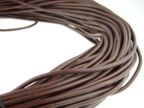 esnado Lederband, runde Lederschnur, Lederriemen | Rund: 4 mm | Länge: 1 Meter | Braun | Für Schmuckherstellung, DIY-Projekte und zum Basteln esnado Lederband, runde Lederschnur, Lederriemen | Rund: 4 mm | Länge: 1 Meter | Braun | Für Schmuckherstellung, DIY-Projekte und zum Basteln von esnado