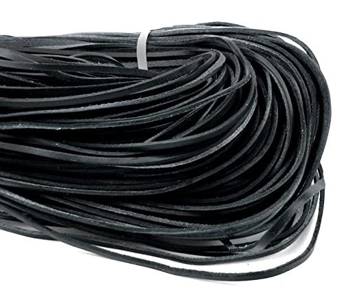 esnado Lederband Flach Eckig 3 mm x 2 mm Schwarz Länge: 15 Meter esnado Lederband Flach Eckig 3 mm x 2 mm Schwarz Länge: 15 Meter von esnado