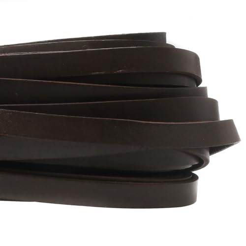 esnado Lederband Flach. 1 cm x 2,5 mm. Braun 5 m. - Länge/Farbe: wählbar esnado Lederband Flach. 1 cm x 2,5 mm. Braun 5 m. - Länge/Farbe: wählbar von esnado