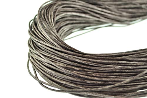 esnado Lederschnur Rund 2 mm. Kaffee Meliert - 2 Meter esnado Lederschnur Rund 2 mm. Kaffee Meliert - 2 Meter von esnado