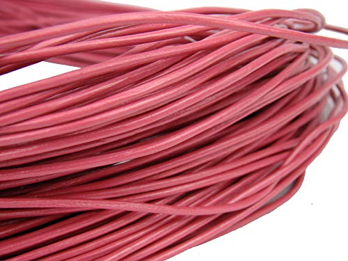 esnado Lederschnur Rund 2 mm. Pink - 25 Meter esnado Lederschnur Rund 2 mm. Pink - 25 Meter von esnado