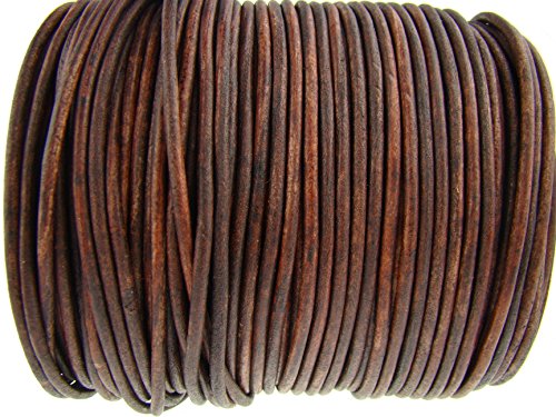 Lederschnur Rund 3 mm. Antik Braun 10 m - Länge: wählbar - Lederriemen, für Schmuck, zum Basteln, DIY-Projekte Lederschnur Rund 3 mm. Antik Braun 10 m - Länge: wählbar - Lederriemen, für Schmuck, zum Basteln, DIY-Projekte von esnado