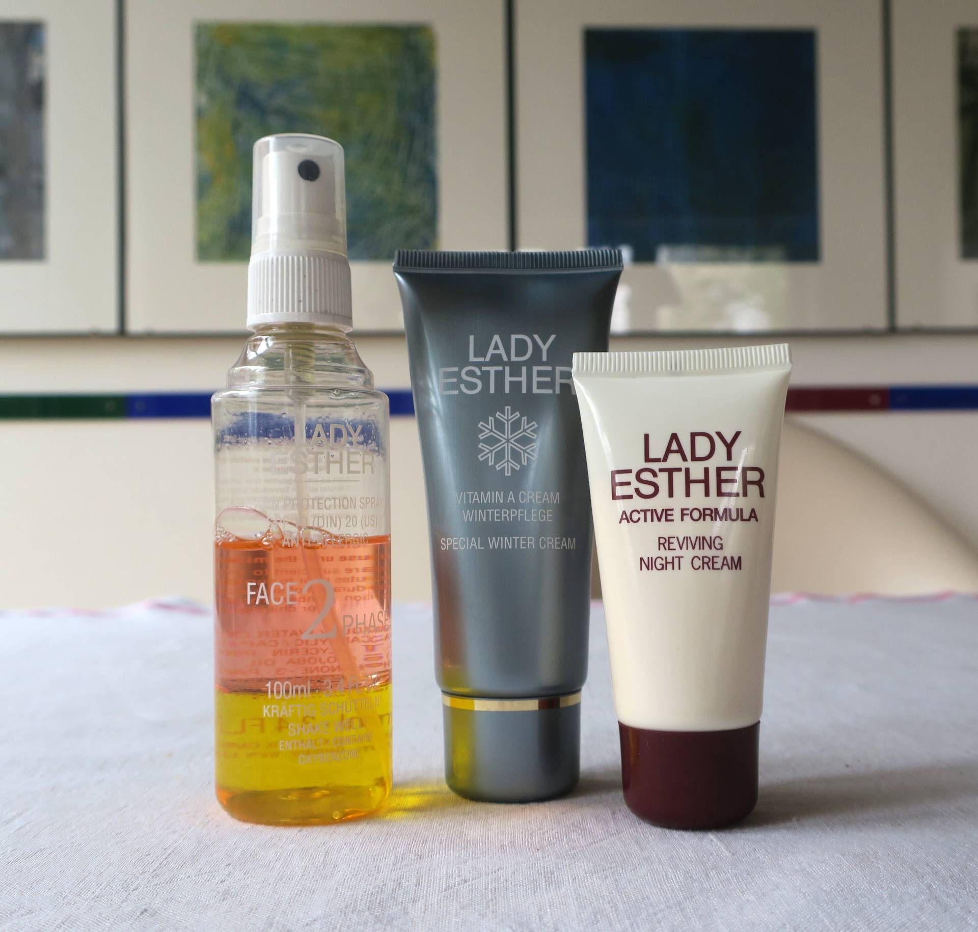 Vintage Set Lady Esther Sun-Spray Wintercreme Nachtcreme Vintage Set Lady Esther Sun-Spray Wintercreme Nachtcreme von etage4vintage