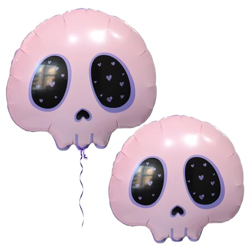Helium Cute Halloween Pink Skull Folienballon November Herz Augen Design Luftballons Party Dekoration 2 Pack Helium Cute Halloween Pink Skull Folienballon November Herz Augen Design Luftballons Party Dekoration 2 Pack von étincellea