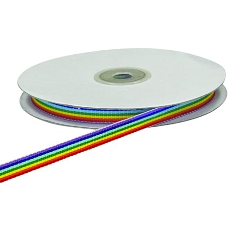 Grobband Regenbogen 10 mm x 25 Meter Grobband Regenbogen 10 mm x 25 Meter von etm