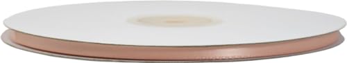Geschenkband aus Doppelsatin, 6 mm breites Satinband, Rolle mit 50 m pfirsich Geschenkband aus Doppelsatin, 6 mm breites Satinband, Rolle mit 50 m pfirsich von etm