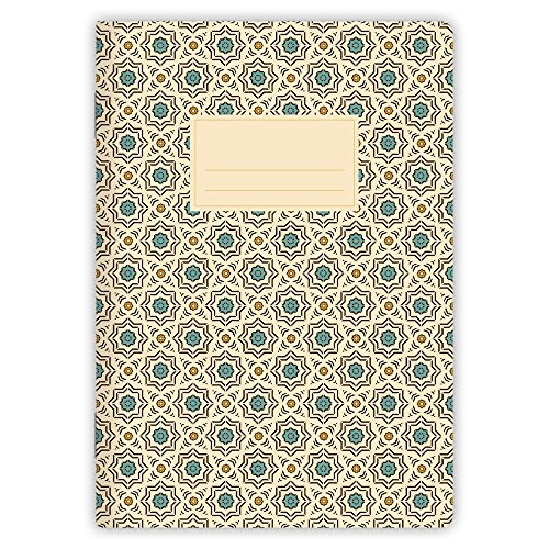 etmamu 526 Notizheft Muster Marokko Nr. 1 A5, 32 Blatt blanko von etmamu