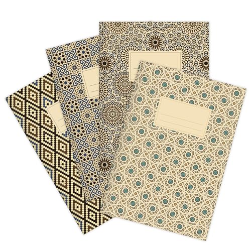 etmamu 530 4er-Set Notizhefte Muster Marokko A5 Blanko etmamu 530 4er-Set Notizhefte Muster Marokko A5 Blanko von etmamu
