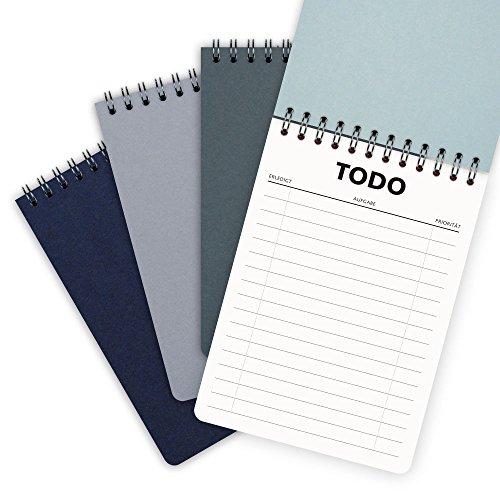 etmamu 679 4er-Pack To-Do-Listen DIN A6 | Ocean, 60 Blatt, 3-spaltig, Aufgabenliste, Planung und Zeit-Management etmamu 679 4er-Pack To-Do-Listen DIN A6 | Ocean, 60 Blatt, 3-spaltig, Aufgabenliste, Planung und Zeit-Management von etmamu