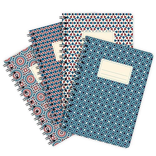 etmamu 701 4er-Pack Notizblöcke Muster Marokko Nr. 2 A6, 60 Blatt blanko etmamu 701 4er-Pack Notizblöcke Muster Marokko Nr. 2 A6, 60 Blatt blanko von etmamu