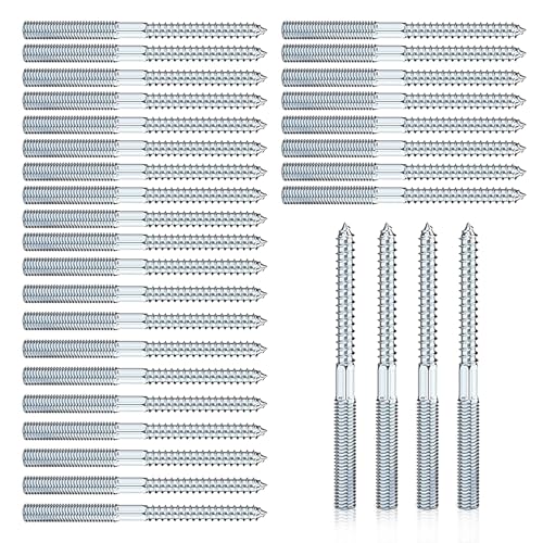 30 Stück Stockschrauben M8 x 100 mm: Torx Stockschrauben, Schraubstifte aus verzinktem Stahl, Doppelgewindeschrauben für Rohrschellen, Möbelmontage, Holzgelenke und Möbelbeine 30 Stück Stockschrauben M8 x 100 mm: Torx Stockschrauben, Schraubstifte aus verzinktem Stahl, Doppelgewindeschrauben für Rohrschellen, Möbelmontage, Holzgelenke und Möbelbeine von eupdd