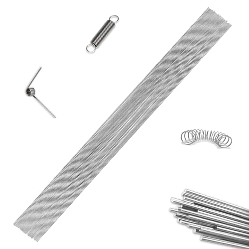 eupdd 40 Stück 2mm Federstahldraht: Edelstahl-Federdraht für DIY-Modell, Autozubehör, Feder-Projekte, Metallschmuck, Edelstahldraht 2mm, Edelstahl Draht Metallstab Hartdraht, Federstahl Gerade eupdd 40 Stück 2mm Federstahldraht: Edelstahl-Federdraht für DIY-Modell, Autozubehör, Feder-Projekte, Metallschmuck, Edelstahldraht 2mm, Edelstahl Draht Metallstab Hartdraht, Federstahl Gerade von eupdd