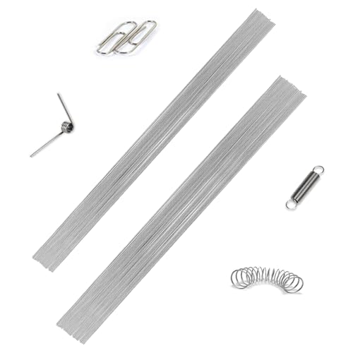 eupdd 40 Stück 40cm Federstahldraht: 1mm+2mm Edelstahl-Federdraht, für DIY-Projekte, Autozubehör, Feder-Spielzeug, Metallschmuck, Edelstahl Draht Metallstab Hartdraht, Federstahl Gerade eupdd 40 Stück 40cm Federstahldraht: 1mm+2mm Edelstahl-Federdraht, für DIY-Projekte, Autozubehör, Feder-Spielzeug, Metallschmuck, Edelstahl Draht Metallstab Hartdraht, Federstahl Gerade von eupdd