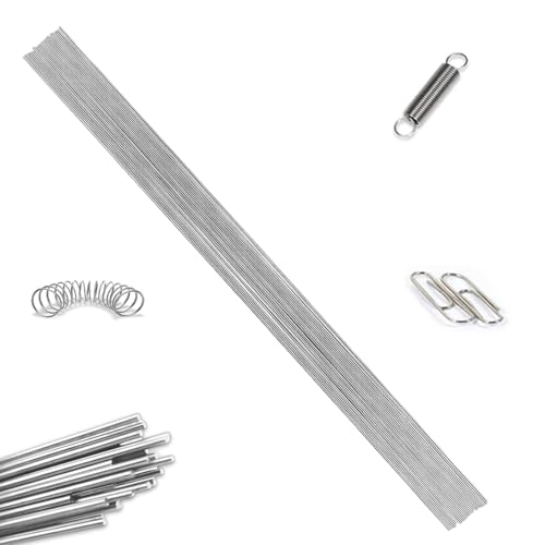 eupdd 40 Stück Federstahldraht: Edelstahldraht 1mm für DIY-Modell, Autozubehör, Feder-Projekte, Metallschmuck, Edelstahl-Federdraht, Voller Harter Gerader Federdraht, Rundstahl Federstahl eupdd 40 Stück Federstahldraht: Edelstahldraht 1mm für DIY-Modell, Autozubehör, Feder-Projekte, Metallschmuck, Edelstahl-Federdraht, Voller Harter Gerader Federdraht, Rundstahl Federstahl von eupdd